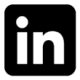 LinkedIn Black Icon